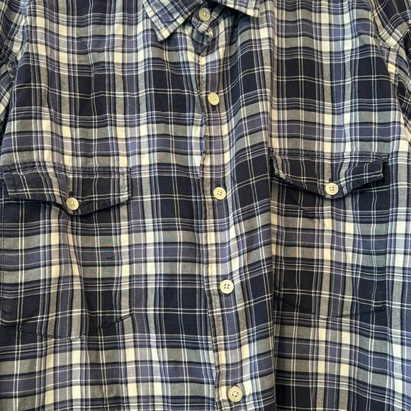 Polo Jeans Co. Ralph Lauren 100% Cotton Plaid Comfy Button Down Size XL - Picture 2 of 7